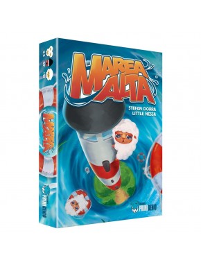 Caixa e cartas do jogo de tabuleiro Maré Alta