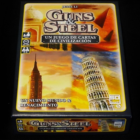 Caja del juego de mesa Guns & Steel