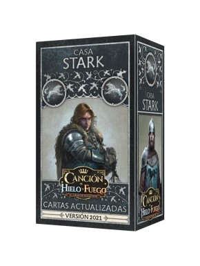 Caja del pack de facción Stark del juego Canción de Hielo y Fuego