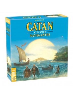 Caja de Catan Navegantes y tablero de juego