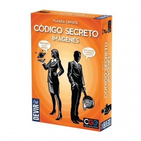 Caja y componentes del juego de mesa Código Secreto Imágenes