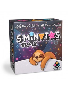 Caixa do jogo de tabuleiro 5 Minutes More