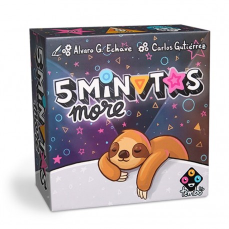 Caixa do jogo de tabuleiro 5 Minutes More