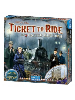 Caixa e conteúdo de Aventurosos ferroviários! UK