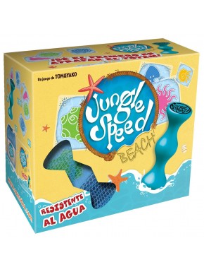 Jogo de mesa Jungle Speed Beach com Totem azul