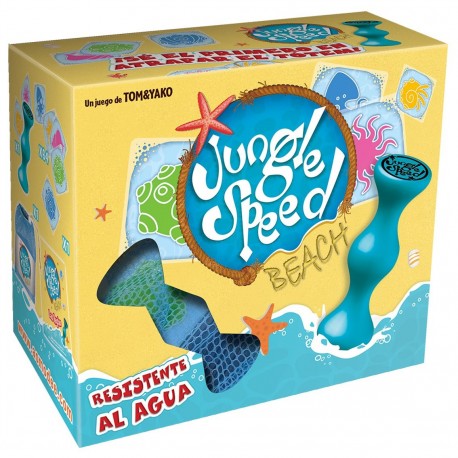 Jogo de mesa Jungle Speed Beach com Totem azul