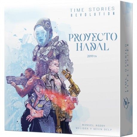 Caja del juego de mesa T.I.M.E. Stories Revolution Proyecto Hadal