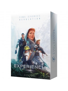 Caja y componentes de T.I.M.E. Stories Revolution: Experiencia