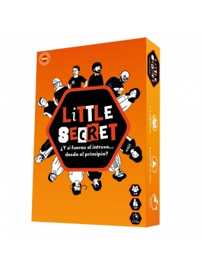 Caixa do jogo de tabuleiro Little Secret com design colorido
