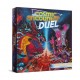 Caixa e componentes do jogo de tabuleiro Cosmic Encounter Duel