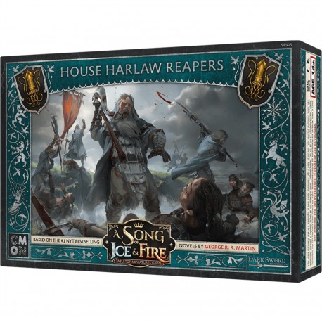 Caja del juego de mesa Segadores de la Casa Harlaw de Canción de Hielo y Fuego