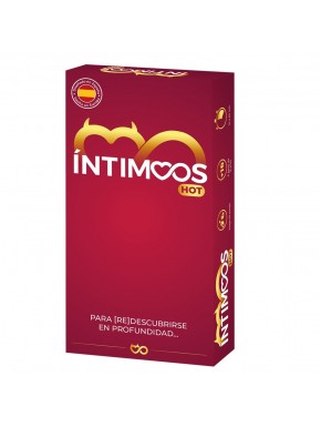 Caixa do jogo de tabuleiro Íntimoos Hot para casais