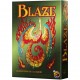 Caixa e cartas do jogo Blaze com design de Ave de Fogo