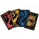 Caixa e cartas do jogo Blaze com design de Ave de Fogo