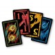 Caixa e cartas do jogo Blaze com design de Ave de Fogo