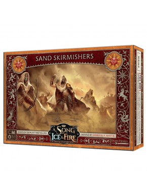 Caja y miniaturas de los Escaramuzadores de Arena de la Casa Martell