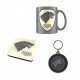 Gift Pack Stark Mug + Keyring + Coasters