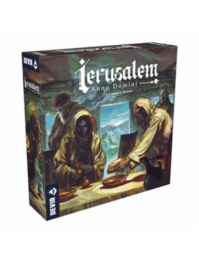 Caixa do jogo de tabuleiro Ierusalem Anno Domini da Devir