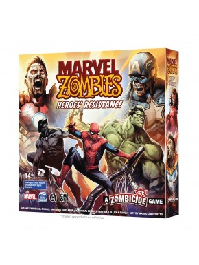 Caja del juego de mesa Marvel Zombies: Heroes' Resistance