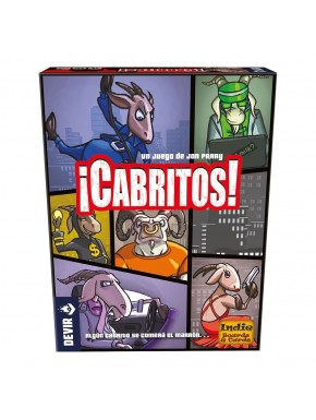 Caixa do jogo de tabuleiro Devir ¡Cabritos!