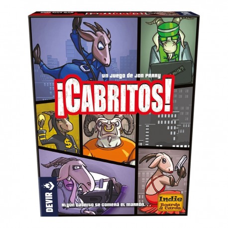 Caixa do jogo de tabuleiro Devir ¡Cabritos!