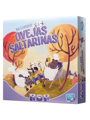 Caixa do Jogo de Tabuleiro Ovelhas Saltitantes