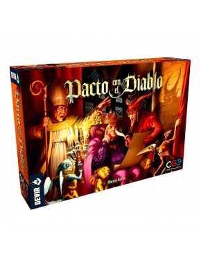 Caja del juego de mesa Pacto con el Diablo de Devir