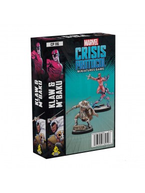 Caja de juego Marvel Crisis Protocol Klaw y M'Baku