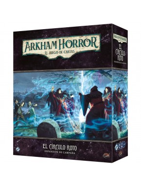 Caixa e conteúdo da expansão O Círculo Quebrado de Arkham Horror