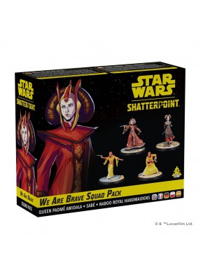 Caja del juego de mesa Star Wars Shatterpoint: We Are Brave