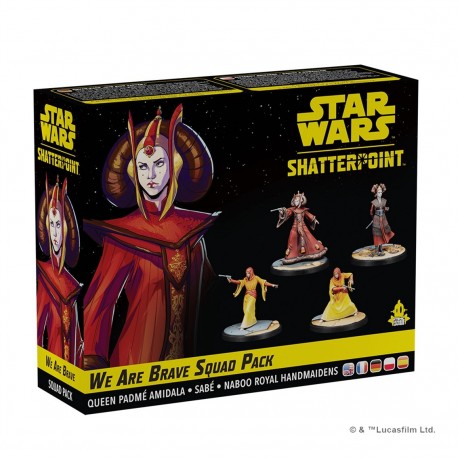 Caja del juego de mesa Star Wars Shatterpoint: We Are Brave