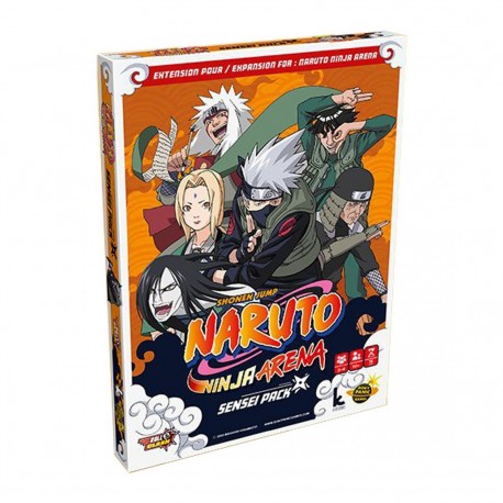 Caja del juego de mesa Naruto Ninja Arena Sensei Pack