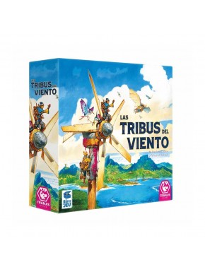 Caixa do jogo de tabuleiro As Tribos do Vento