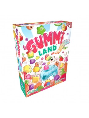 Caixa e conteúdos do jogo Gummiland