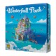 Caja y componentes del juego de mesa Waterfall Park
