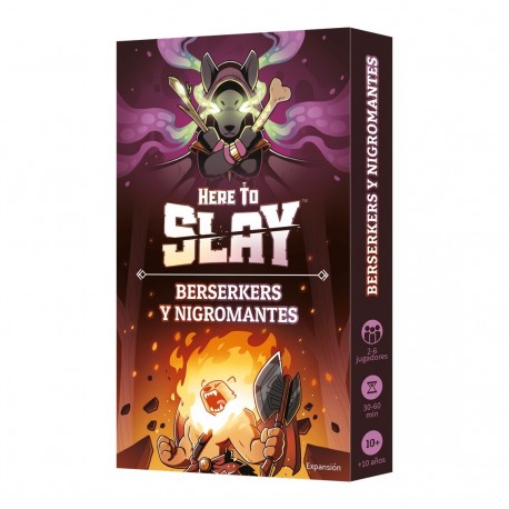 Caja de expansión Here To Slay: Berserkers y Nigromantes