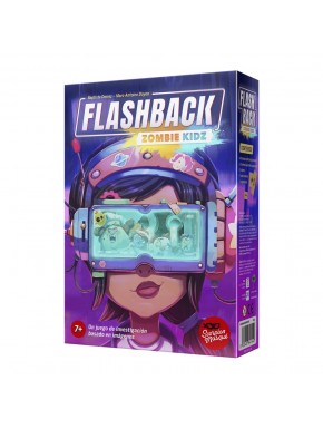 Caixa do jogo de tabuleiro Flashback Zombie Kidz