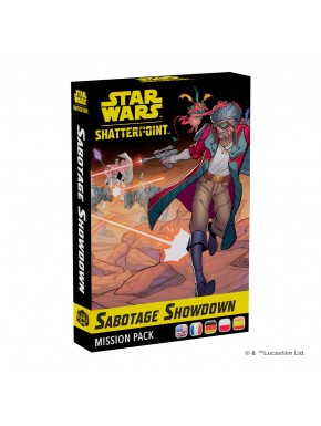 Caja del Pack de Misión Sabotage Showdown de Star Wars: Shatterpoint