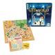 Caja y componentes del juego Get On Board: Paris & Roma