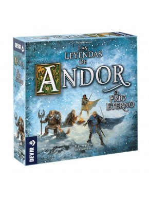 Caja del juego de mesa Las Leyendas de Andor: Frío Eterno de Devir