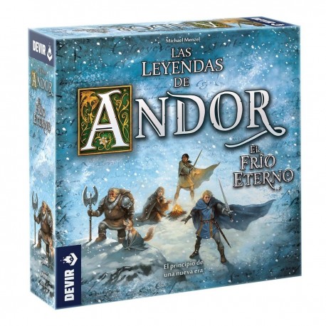 Caja del juego de mesa Las Leyendas de Andor: Frío Eterno de Devir
