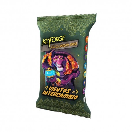 Paquet et cartes de Keyforge Vents d'Échange