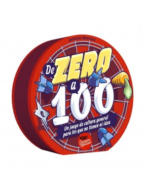 Jogo de tabuleiro De Zero a 100, caixa e cartas