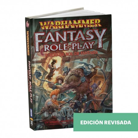 Portada del libro Warhammer Juego de Rol Fantasía Edición Revisada