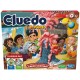 Caixa e tabuleiro do Cluedo Junior com cores vivas e personagens