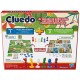 Caixa e tabuleiro do Cluedo Junior com cores vivas e personagens