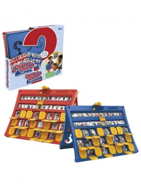 Jogo de tabuleiro Hasbro Quem é quem? com tabuleiros vermelho e azul