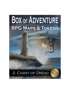 Caja de Aventura: Costa del Pavor con mapas RPG