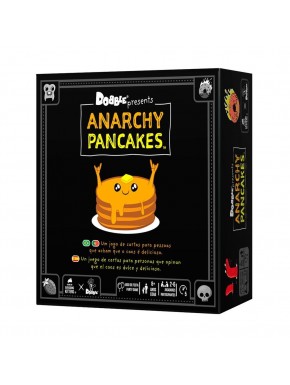 Caja del juego de cartas Dobble Anarchy Pancakes