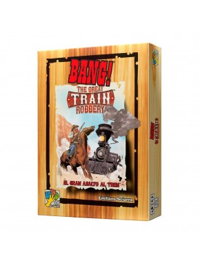 Caja y cartas de Bang! El gran asalto al tren